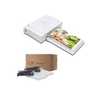 PAAFNN Portable Photo Booth for ipad 10.2" -13",iPad Photo Booth with Flight Case,Customizable Logo,RGB Lights for Parties,Wedding and Events (Machine+Mini Printer, For 10.2-10.5''iPad)