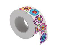 Paaruter 1 Roll Flowers Bulletin Board Border Stickers Bulletin Borders Stickers Decorate Bulletin Boards,Walls,Desks,Window,Doors 65.6Ft