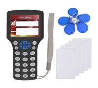 Paaruter 10 Frequency RFID NFC Smart Card Reader Writer Duplicator +5XCUID Card/Keychain 125K 13.56MHz RFID Copier Key Replicator