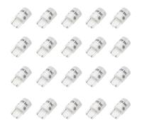 Paaruter 100 Pcs 12V LED Buttons Illuminated Push Buttons for Gaming Machines Multicolor LED Lamps, Easy Installation White