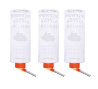 Paaruter 1000ml Small Animal Drinking Fountain Automatic Drinking Water Hanging Water Bottle Suitable for Guinea Pigfeeder Orange