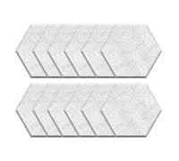 Paaruter 12 Pack Self Adhesive Soundproof Foam Panels 12X10X0.4 Inch Foam Panels Hexagon Acoustic Panels For Home Recording Studio