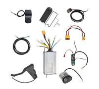 Paaruter 17A 36V 500W Brushless Motor Controller Dashboard Accelerator 10inch Electric Scooter Bike