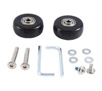 Paaruter 1Set Luggage Suitcase Replacement Wheels PU Swivel Caster Wheels Carbon Steel Bearings Repair Kits 55X18mm