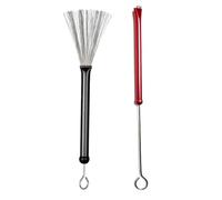 Paaruter 2 Pack Percussion Brushes, Professional Wire Brushes, Jazz Drum Brushes, Percussion Drum Brushes