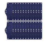 Paaruter 24 Pieces Hard Hat Sweatband Cotton Helmet Sweatband Helmet Comforter Pad Dark Blue
