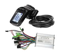 Paaruter 24V 36V 48V 350W 18A Thumb Throttle Scooter Brushless Controller Spare Parts Accessories Electric Bicycle E-Bike with S886 LCD Display Panel