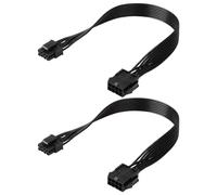 Paaruter 2Pcs CPU 8 Pin Extension Cable Motherboard ATX CPU 8 Pin Female to 8(4+4) Pin Male Extension Cable for Power Supply PSU