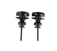 Paaruter 2Pcs Guitar Strap Locks Button Locks Security Retainer Anti-Rust Metal Strap Buttons Retainer for Electric Guitar,A