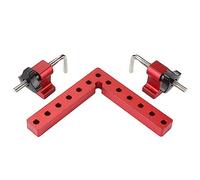 Paaruter 3 Pieces of 100Mm Woodworking Right-Angle Fixture Right-Angle Fixing Clamp L-Shaped Auxiliary Fixture