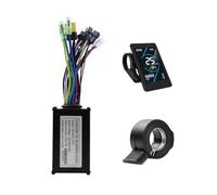 Paaruter 36V 48V 15A Brushless Controller T5S LCD Display Meter+130X Throttle Kit for Electric Scooter E-Bike Repair Kit