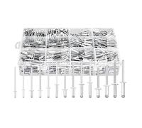 Paaruter 600Pcs Blind Rivet Combination Set 14 Sizes Aluminum Rivets 3/32inch 1/8inch 5/32inch 3/16inch, Assorted Rivets