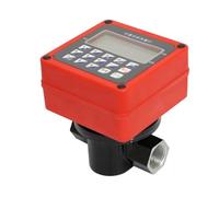 Paaruter Batching Oval Gear Flow Meter Digital Fuel Water Dispenser Electronic Flow Meter Quantitative Oval Gear Flow Meter Backlight Electronic Digital Flow Meter