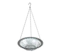 Paaruter Bird Flower Shaped Hanging Bird Feeder Birdbath for Garden Outdoor,Yard Farm Supplies,Hummingbird Feeder Supplies A