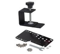 Paaruter Black Metal SIM Racing Game USB Handbrake Holder Fixed Plate + Bracket for Hand Brake Easy to Use