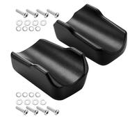 Paaruter Black Walker Handle Cushions, 2 Pcs Forearm Pads for Upright Walker, Rollator Armrest Pad Stand Up Accessories