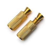 Paaruter Bridge Bolt of Vibrato System of Electric Guitar Double Swing Bridge Double-Screw Bolt Anchor Gold