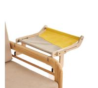 Paaruter Cat Hammock Universal Cat Hammock for All Seasons Cat Hanging Bed Cat Hanging Bed Convenient Fixing Bracket Gray Yellow