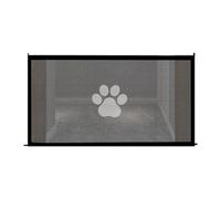 Paaruter Folding Breathable Mesh Pet for Dog Barrier Fence with Stairs Gate Pet Isolated Network Playpen for Dog Safety