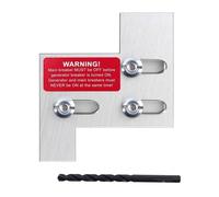 Paaruter Generator Interlock Kit for 150 or 200 Amp Panels. 1 1/4Inch Spacing Between Main and Branch Breakers Easy Install