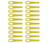 Paaruter L83 Plastic Lawnmower Blade 50pcs Replacement Grass Cutting Mowing Machine Part for Cordless Grass Trimmer
