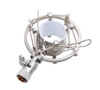 Paaruter Microphone Shock Mount for 47-57mm Condenser Mic Universal Anti Vibration Isolation Clip Holder