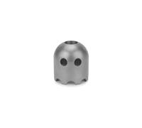 Paaruter Mini Buckle Portable Light Stainless Steel Cute Ghost Shaped Beads for Umbrella Rope Outdoor Beads