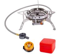 Paaruter Outdoor Windproof Stove Folding Portable Gas Stove Camping Cooker Camping High-Fire Stove