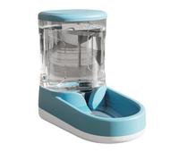 Paaruter Pet Dog Feeder Cat Automatic Drinking Fountain Cat and Dog Drinking Water Feeding Bowl Transparent Dog Food Storage C