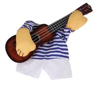 Paaruter Pet Guitar Costume - Dog Costume Funny Cat-Clothes Dogs-Cats Super Funny Guitarist Style Pet Clothes Best Gift L Easy to Use