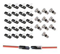 Paaruter Pluggable LED Wire Connectors 3 and 2 Pin Way Connectors LED Strip Connectors 30Pcs
