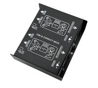 Paaruter Professional Audio Possive DI Box DB2 2 Channel Guitar DIRECT Box Active Audio Converter