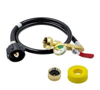 Paaruter Propane Tank Adapter for 1 Lb. Tanks,Upgraded Propane Refill Adapter Hose, 4 FT/48 Inch Propane Extension Refill Hose