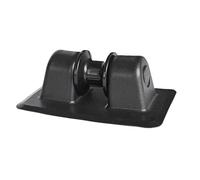 Paaruter PVC Inflatable Boat Anchor Rope Buckle Holder Row Roller Support for Yacht Kayak Black