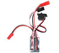 Paaruter Rc Car 10A Brushed Esc Two Way Motor Speed Controller No Brake For 1/16 1/18 1/24 Car Boat Tank F05427