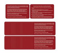 Paaruter Rights Reminder Know Your Rights Card English Spanish Constitutional Rights 50PCS