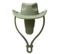 Paaruter Silicone Cowboy Hat Wine Cork Champagne Beer Bottle Stopper Kitchen Bar Accessories Green