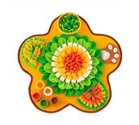 Paaruter Sniff Mat Multi-Functional Dog Feeding Mat Dog Feeding Mat Boredom for Dog with Pupsicles Dog Games Treat Dispenser