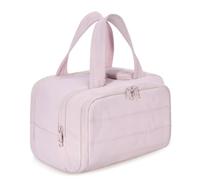 Paaruter Travel Cosmetic Bag Large Capacity WideOpen Travel Cosmetic Bag Portable Storage Bag Organizer with for Traveling A