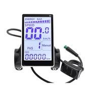 Paaruter Universal Electric Bike LCD Display Screen Universal E Scooter M5 Panel Electric Bike LCD Display Meter for Mountain Electric Bike Parts