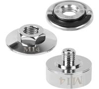 Paaruter X-Lock Adapter Kit for Angle Grinders Featuring M14 and 5/8" Threads, for Cutting Discs& Sanding Discs Compatible