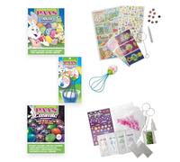 PAAS Easter Egg Decorating Bundle, Includes 1 Deluxe Kit, 1 Cosmic Egg Dying Kit, and PAAS Whiskers for Easy Egg Dying, Food Safe Dye for Family Easter Activity (3 Piece Bundle)