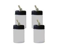 Paasche Airbrush 1oz Double Action Airbrush Bottle Assembly, 1 Ounce (Pack of 4), None