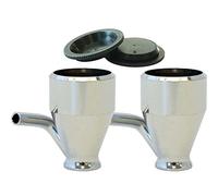 Paasche Airbrush H-1/4-2P-CVR H-1/4-OZ (2 Pack) with Cup Covers, 1/4 Ounce (Pack of 2), 2 Count