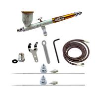 Paasche Airbrush, Metal, White & Gold