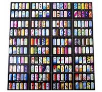 Paasche Airbrush Nail Stencils 200 Designs, Silver