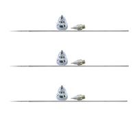 Paasche Airbrush Paasche T-227 Spray Heads - Three Sizes 1, 2, 3, 3 Count
