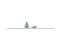 Paasche Airbrush Spray Head, Silver, Size 0