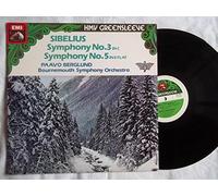 Paavo Berglund / Bournemouth Symphony Orchestra - ESD 7094 Sibelius Symphony 3 & 5 Bournemouth SO Paavo Berglund vinyl LP