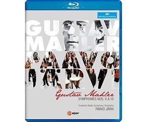 PAAVO JÄRVI: GUSTAV MAHLER - SYMPHONIES NOS. 9 & 10 NEW REGION 1 BLU-RAY